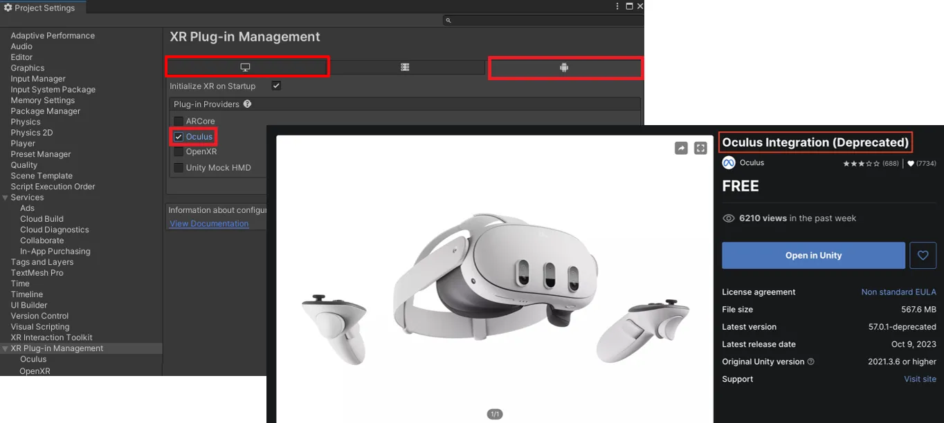 Oculus Development
